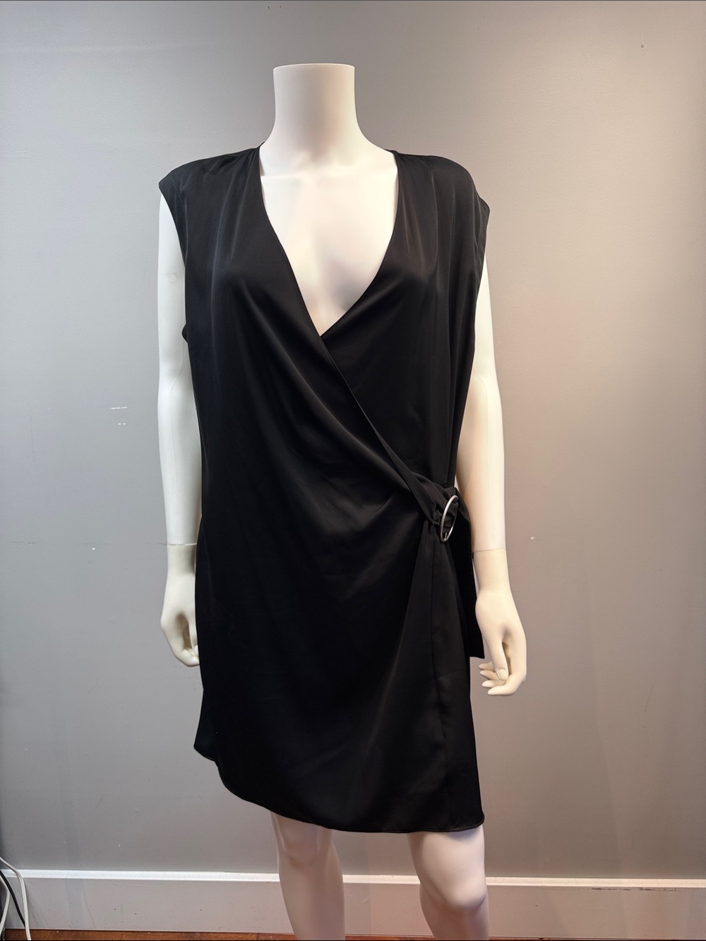 AllSaints Wrap Dress, Size Large - Picture 3 of 9